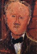 Amedeo Modigliani Portrait de Monsieur cheron painting